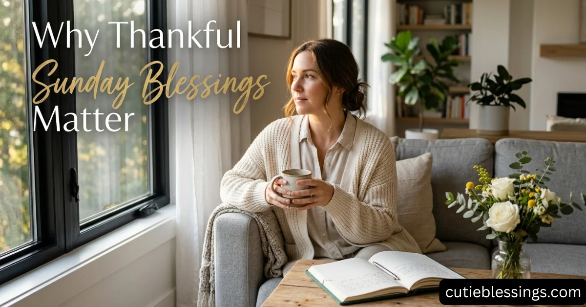 Why Thankful Sunday Blessings Matter