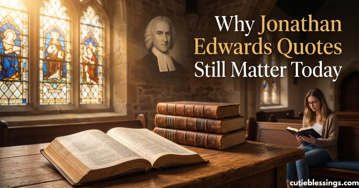 Why Jonathan Edwards Quotes Still Matter Today