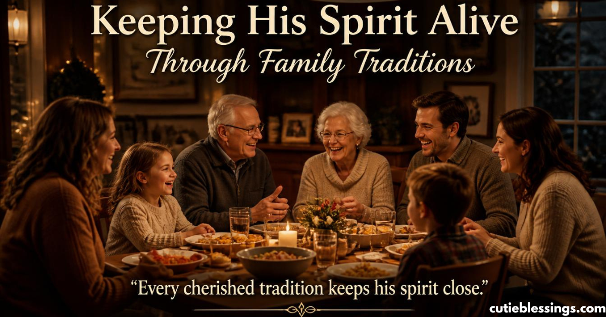 Keeping His Spirit Alive Through Family Traditions