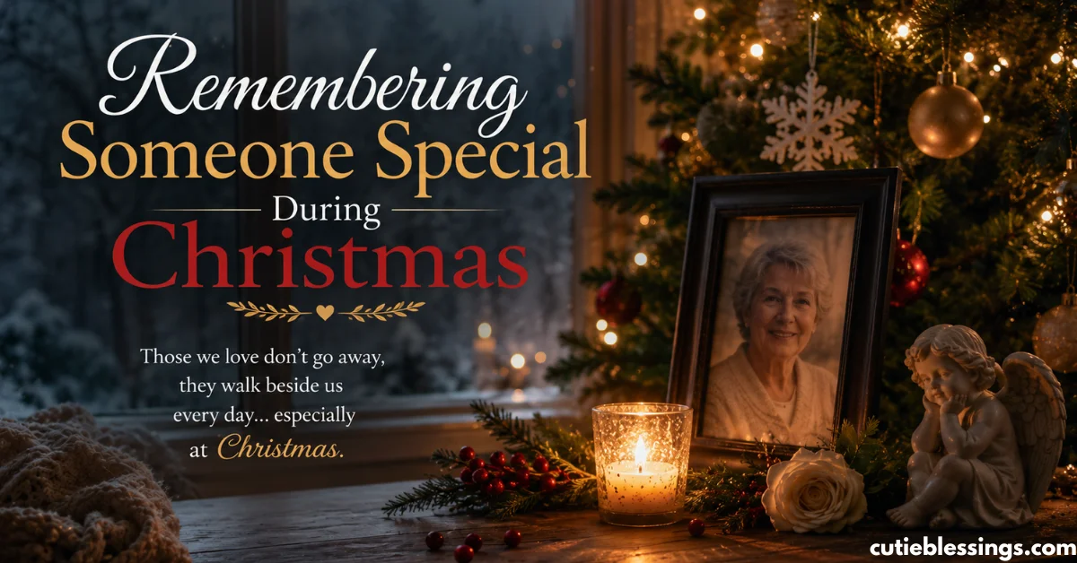 Remembering Someone Special During Christmas
