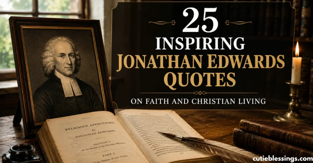 25 Inspiring Jonathan Edwards Quotes on Faith and Christian Living