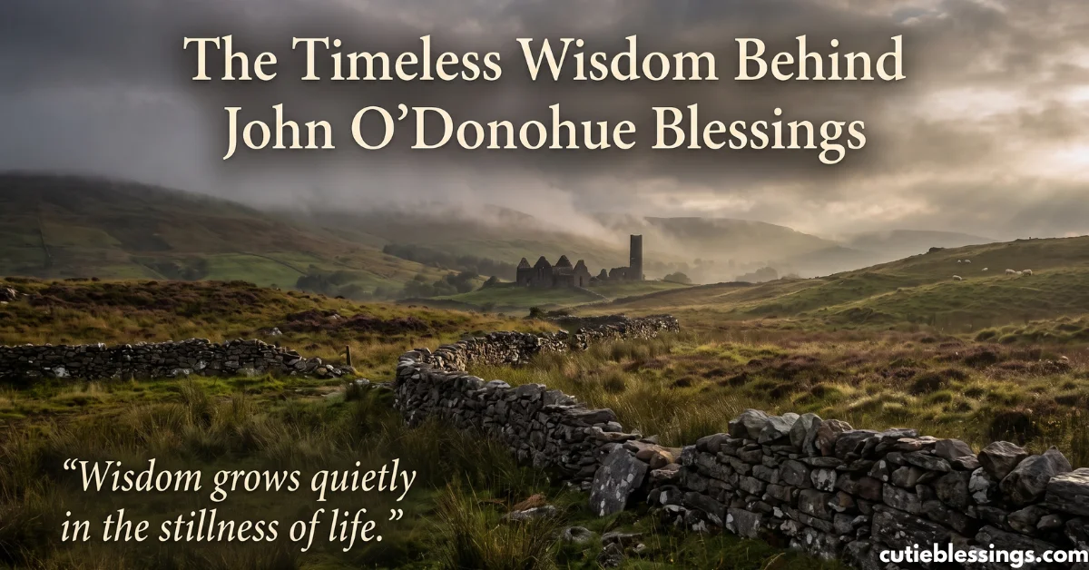 The Timeless Wisdom Behind John O Donohue Blessings