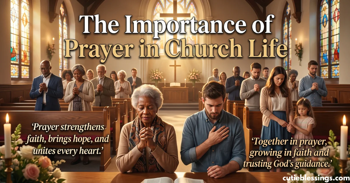 The Importance of Prayer in Church Life