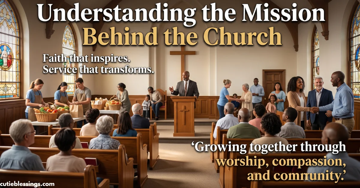 Understanding the Mission Behind the Church