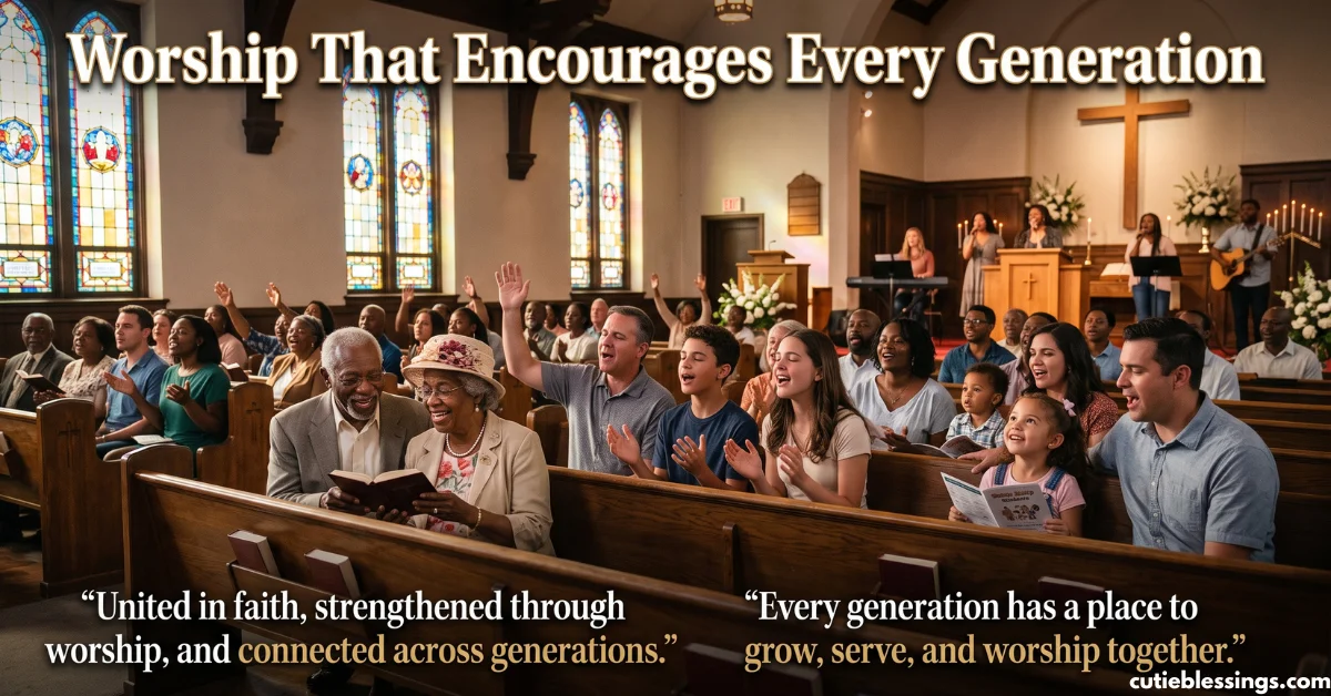 Worship That Encourages Every Generation