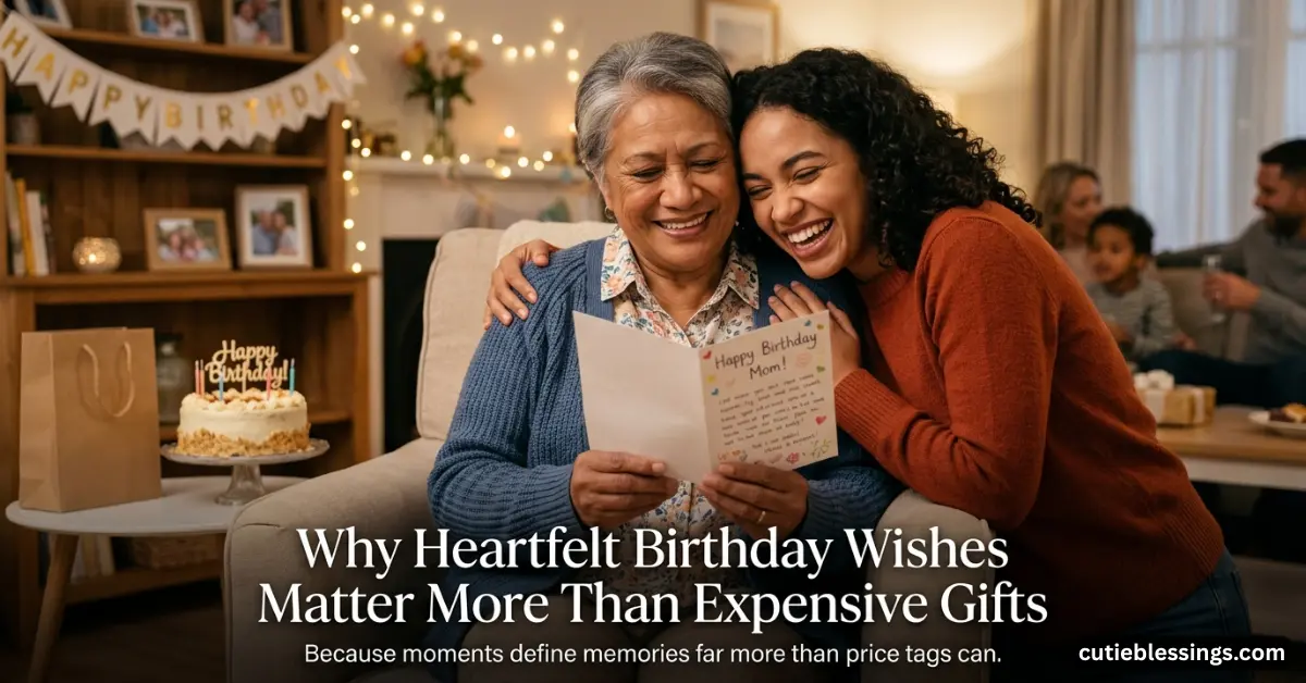 Why Heartfelt Birthday Wishes Matter More Than Expensive Gifts