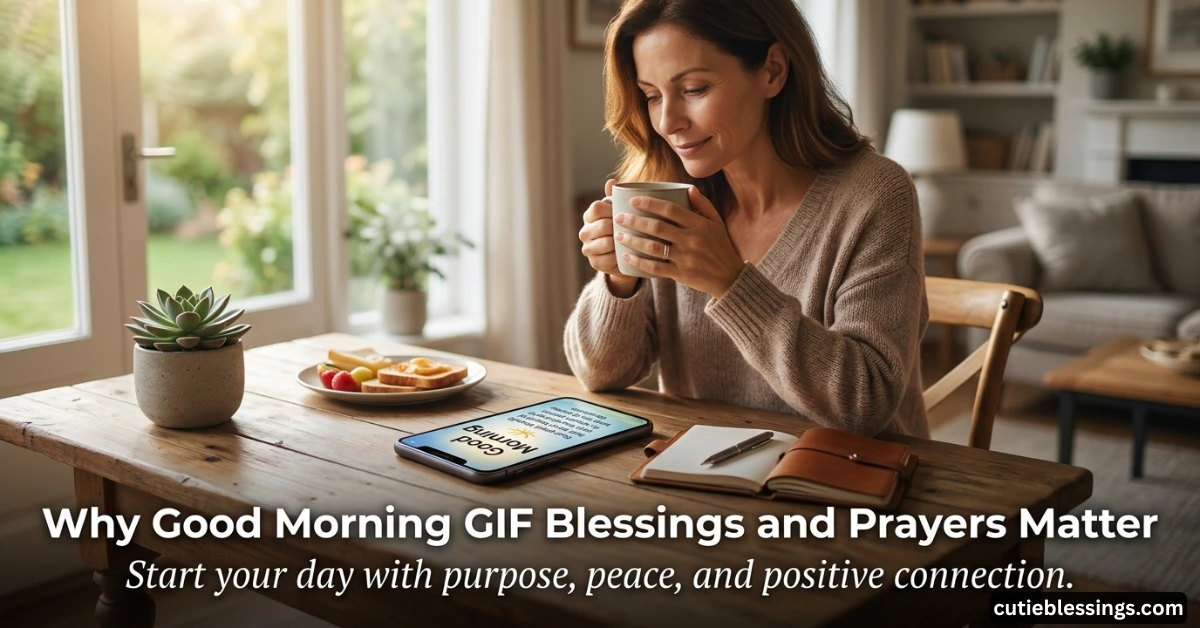 Why Good Morning GIF Blessings and Prayers Matter