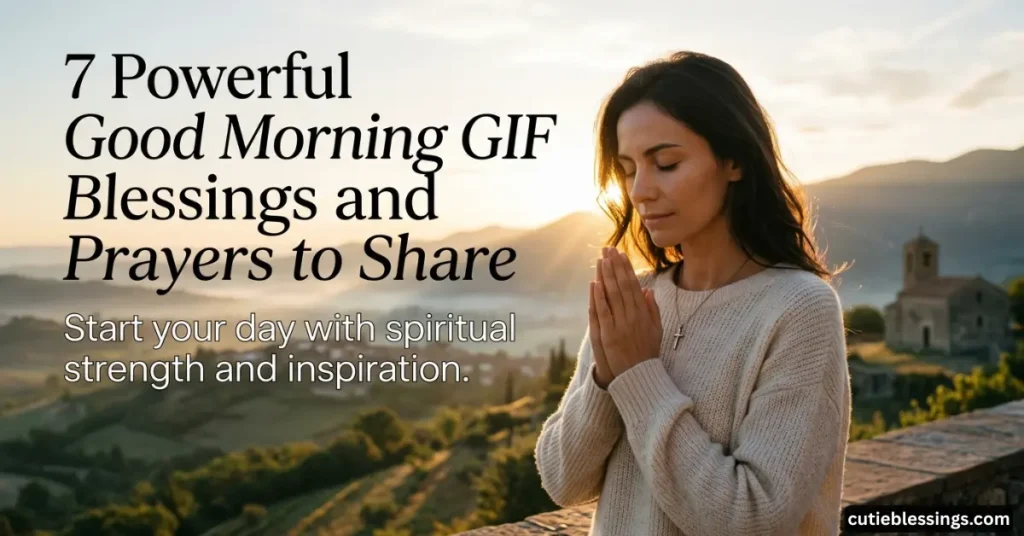 7 Powerful Good Morning GIF Blessings and Prayers to Share