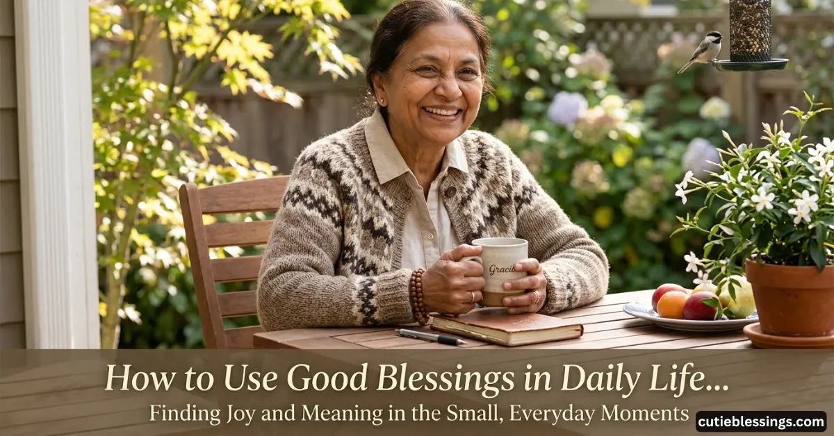 How to Use Good Blessings in Daily Life