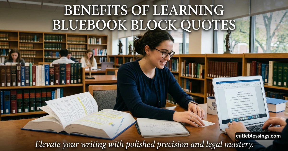 Benefits of Learning Bluebook Block Quotes