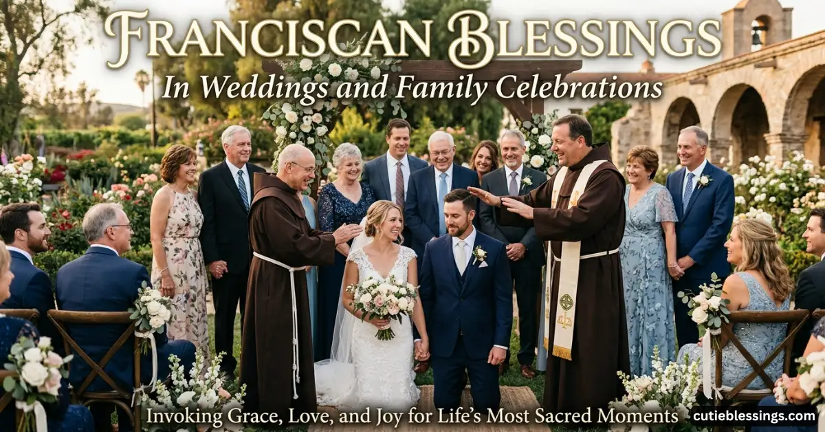 Franciscan Blessing in Weddings and Family Celebrations