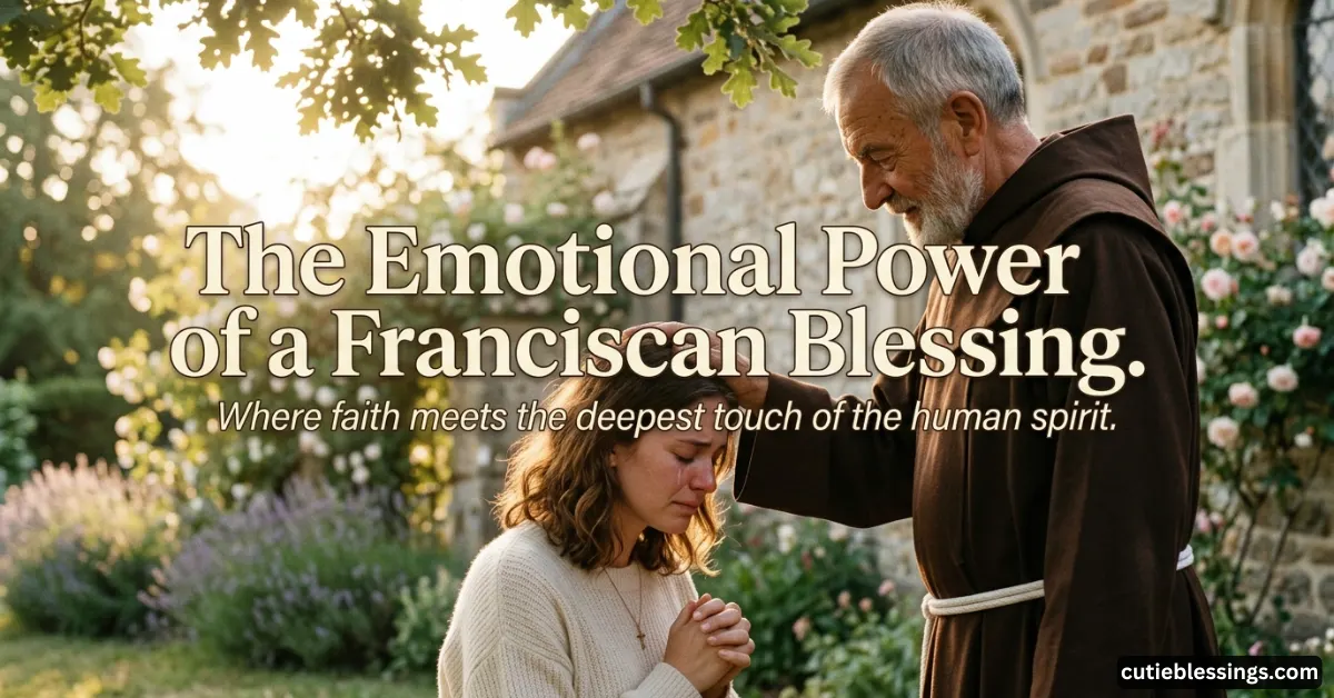 The Emotional Power of a Franciscan Blessing