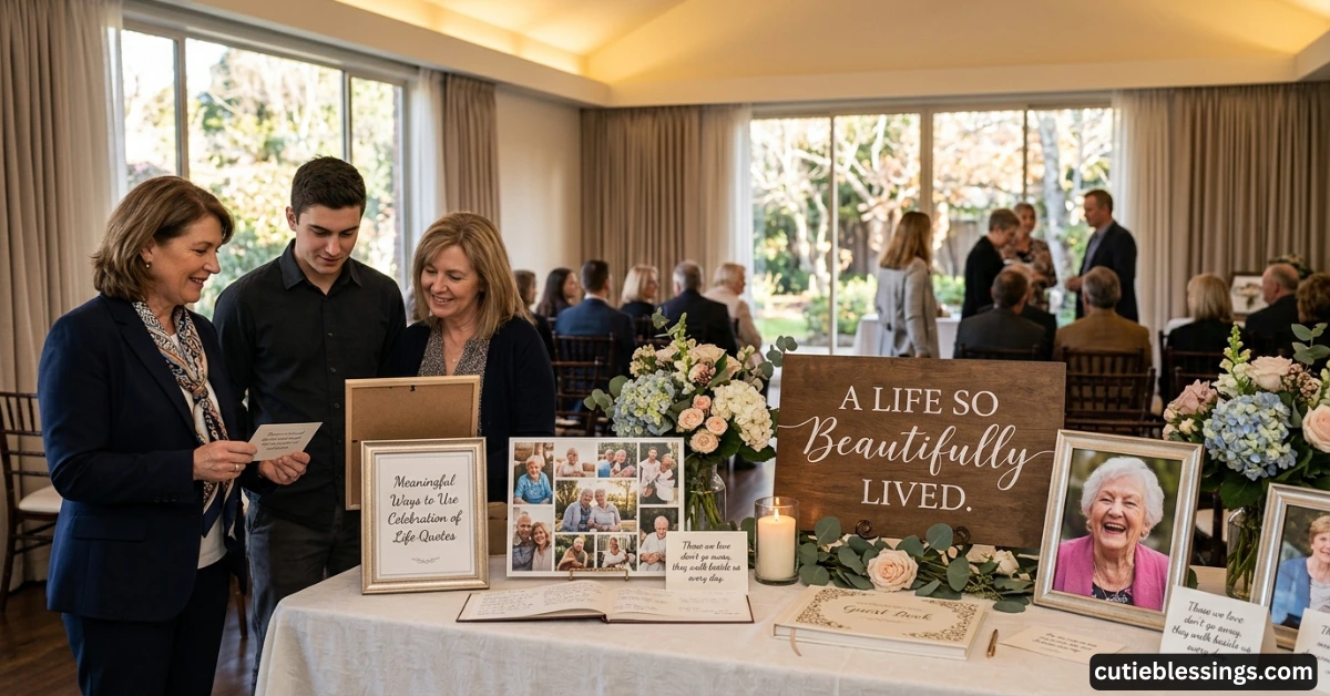 Meaningful Ways to Use Celebration of Life Quotes
