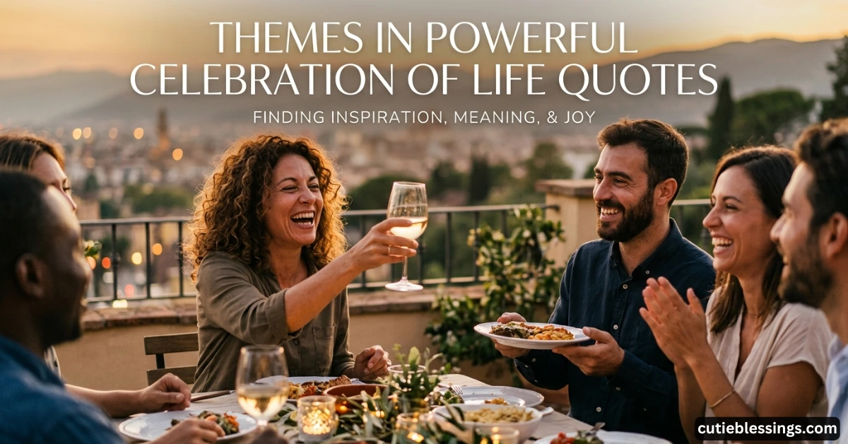 Common Themes in Powerful Celebration of Life Quotes