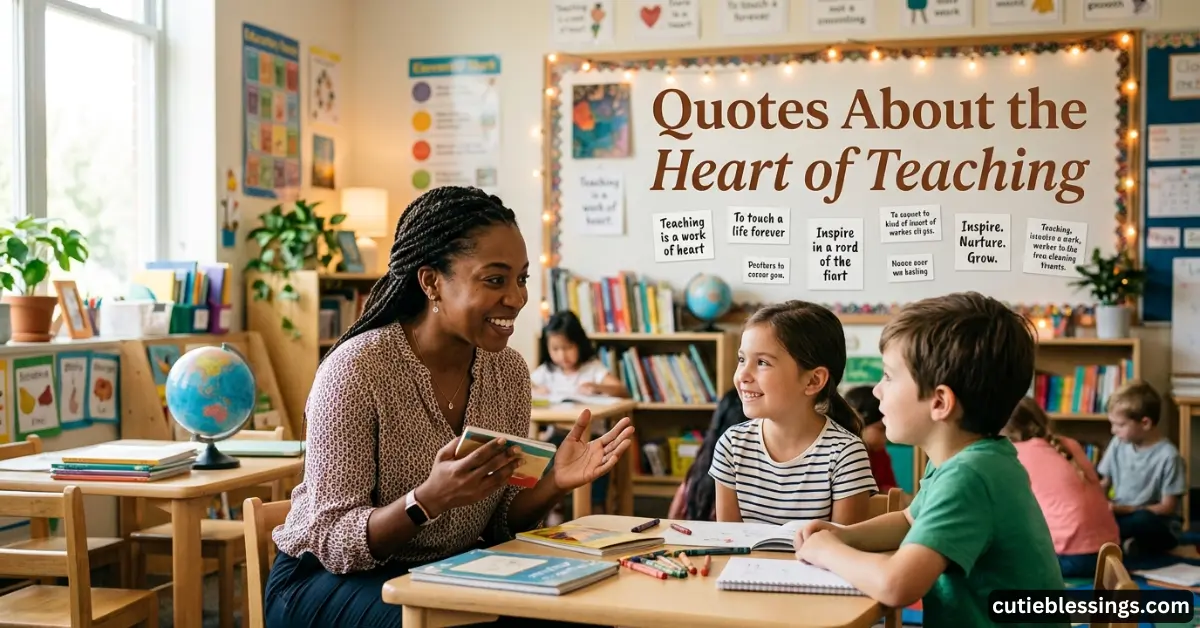Quotes About the Heart of Teaching