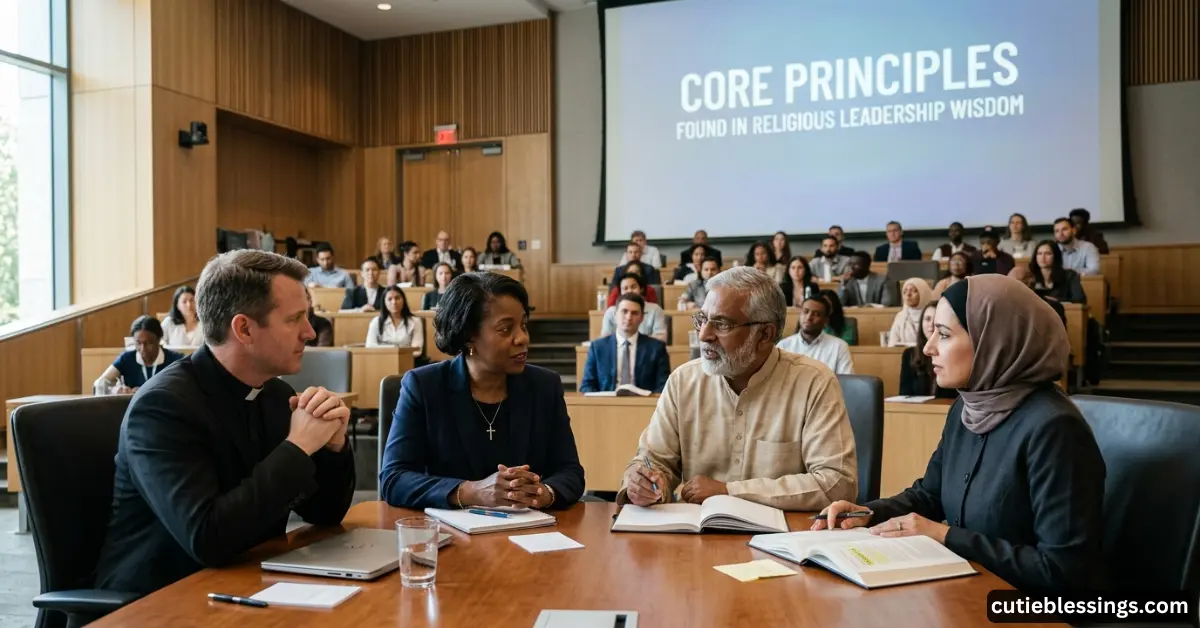Core Principles Found in Religious Leadership Wisdom