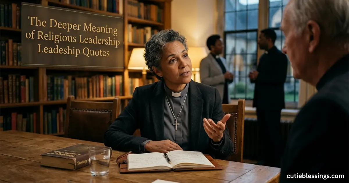 The Deeper Meaning of Religious Leadership Quotes
