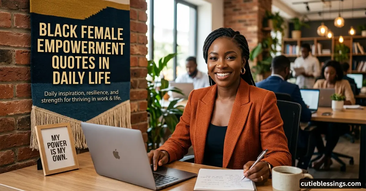 Black Female Empowerment Quotes in Daily Life