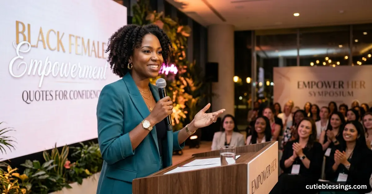 Black Female Empowerment Quotes for Confidence