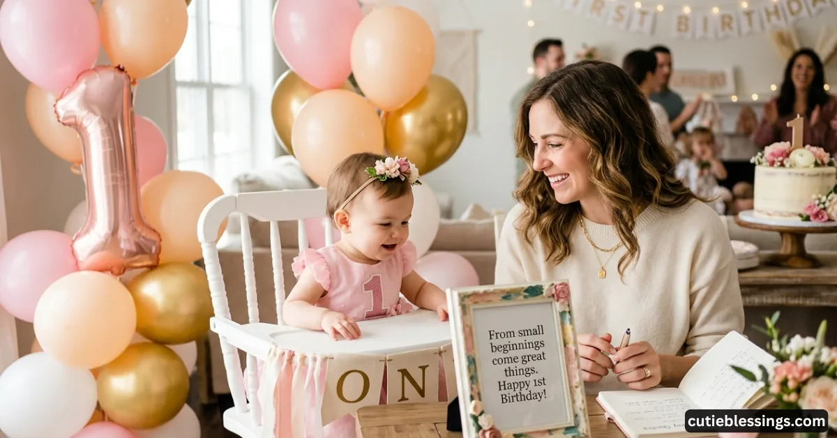 How to Use Birthday Quotes for First Birthday Celebrations