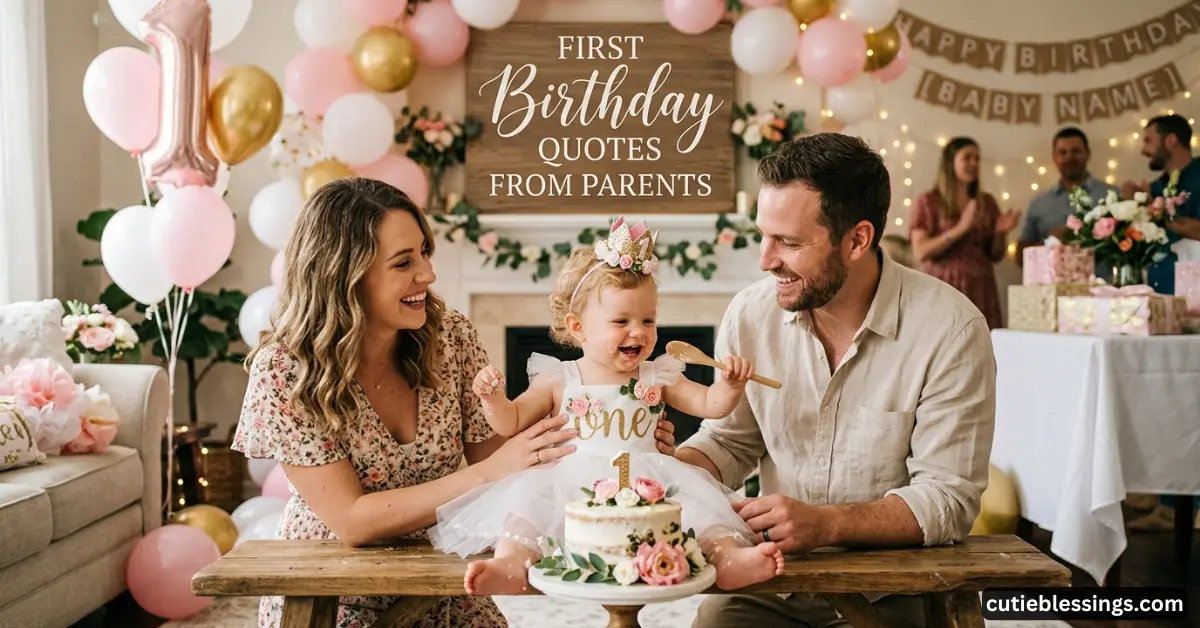 First Birthday Quotes from Parents