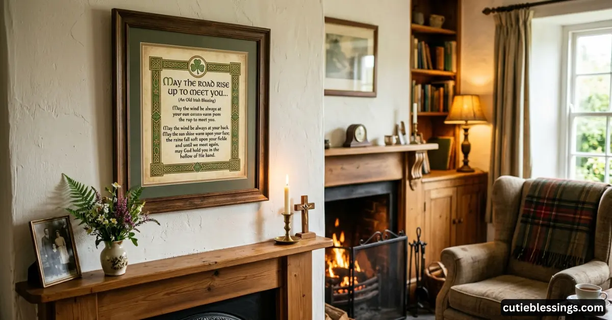 Best Places to Display an Irish Blessing Print