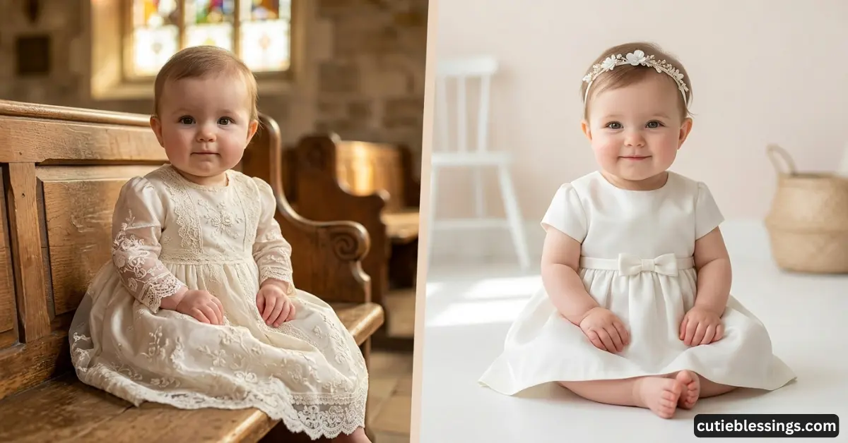 Traditional vs Modern Infant Blessing Dresses