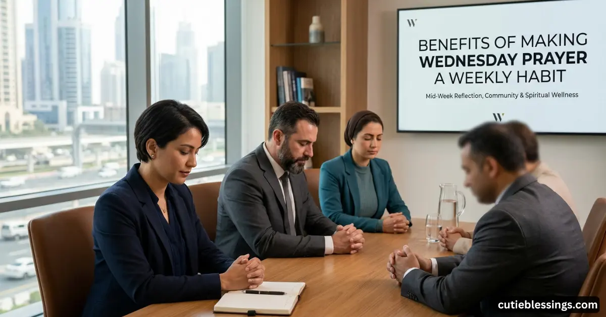 Benefits of Making Wednesday Prayer a Weekly Habit