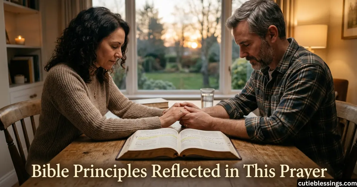 Bible Principles Reflected in This Prayer