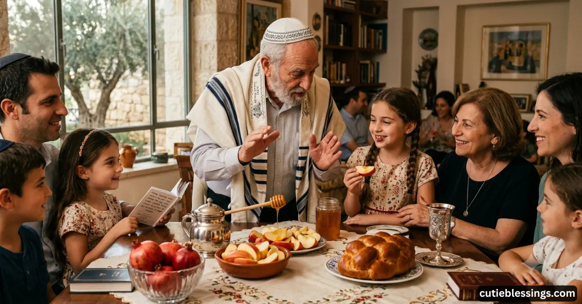 The Traditional Blessing Over Apples and Honey