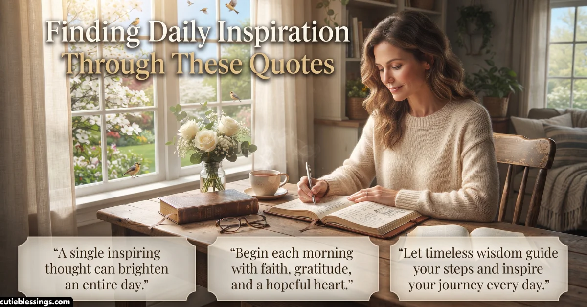 Finding Daily Inspiration Through These Quotes